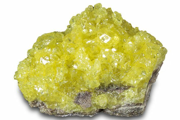 Bright-Yellow Sulfur Crystals - Bolivia #305306